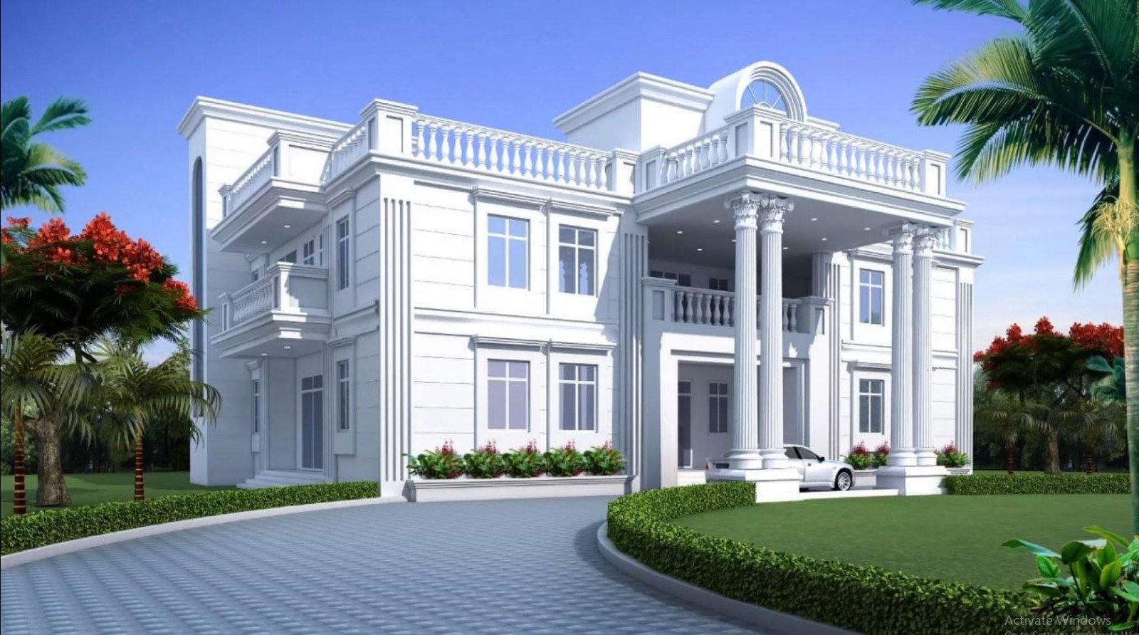 Beautiful landscape design